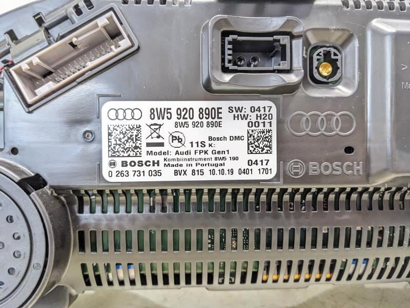 2019 Audi S5 Premium 3.0L AWD Speedometer Gauge Instrument Cluster 37K Mileage - Alshned Auto Parts