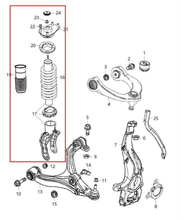 16-21 Jeep Grand Cherokee Laredo X 4X4 3.6L Front Left Side Shock Strut Absorber - Alshned Auto Parts