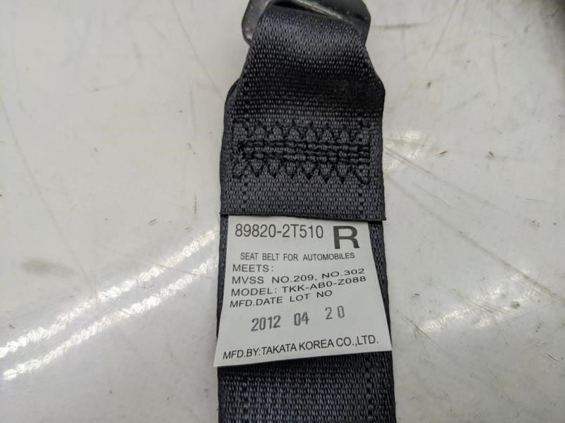 2011-15 Kia Optima LX 2.4L Rear Passenger Right Side 2nd Row Seat Belt Retractor5