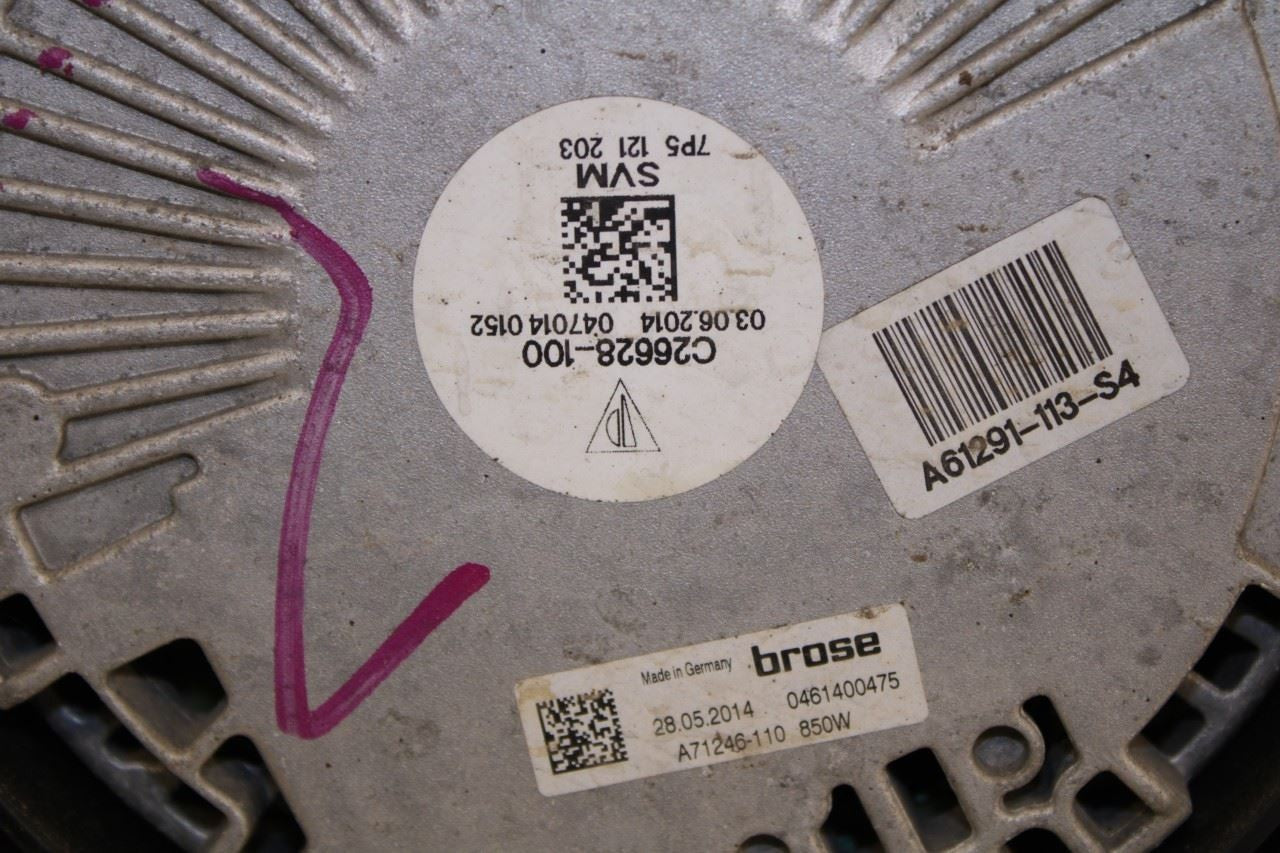 2011-2018 Porsche Cayenne Platinum 3.6L Radiator Cooling Fan Motor Assembly - Alshned Auto Parts