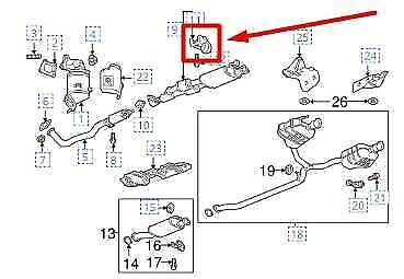 2018-2024 Buick Enclave 3.6L Exhaust Intermediate Hanger 84061362 OEM - Alshned Auto Parts