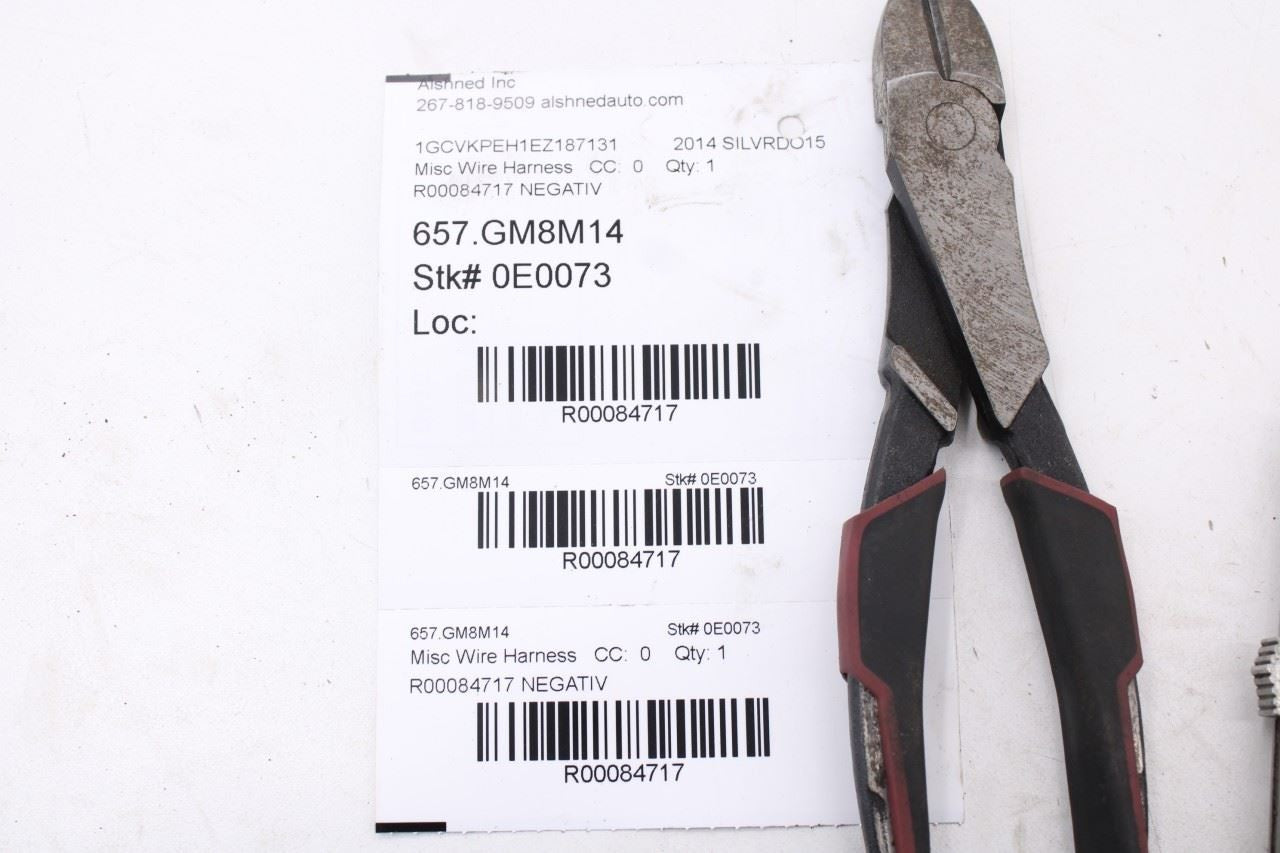 2014-18 Chevrolet Silverado 1500 Work Truck Negative Battery Cable Wire Harness9