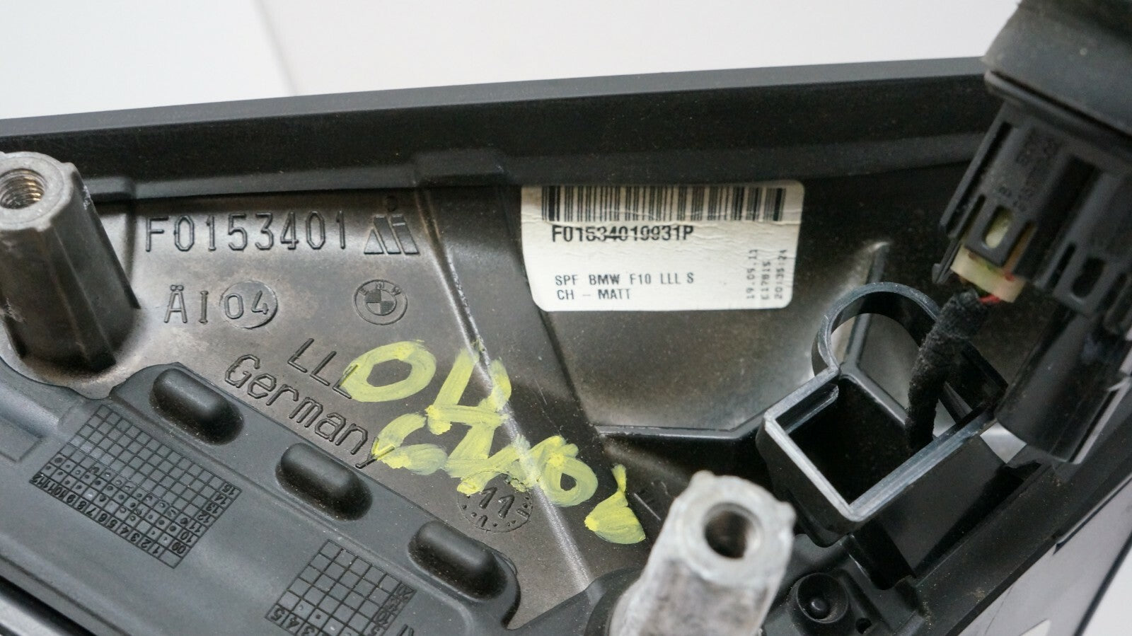 2011-2012 BMW F10 528i 535i 550i Door Mirror Left Rear View OEM 51-16-7-268-235 - Alshned Auto Parts