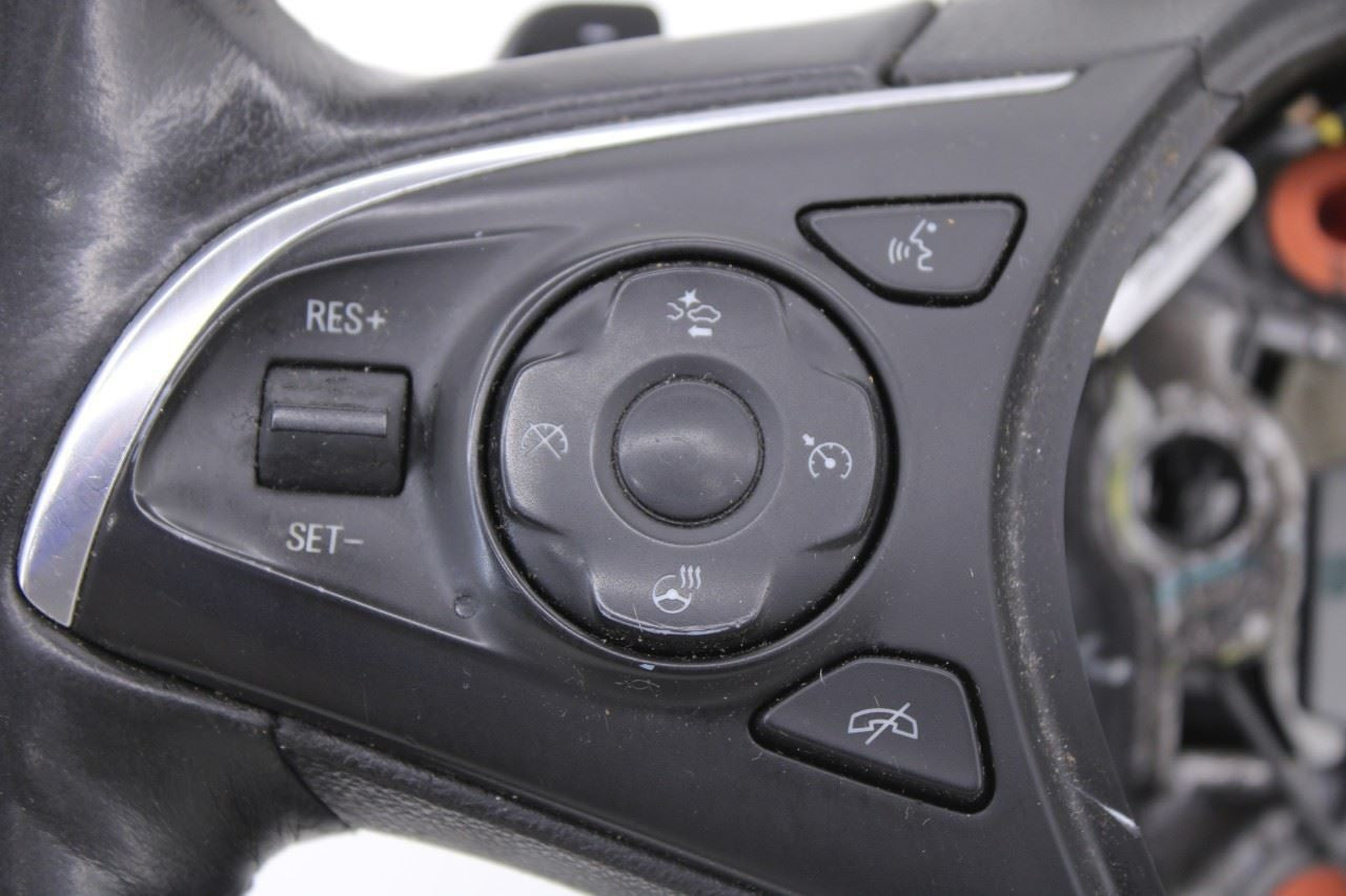 17-19 Buick LaCrosse Premium 3.6L AWD Steering Wheel Leather w/ Control Buttons - Alshned Auto Parts
