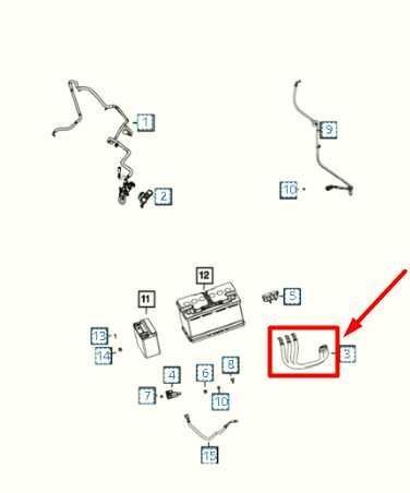 2020-2024 Dodge Durango Battery Negative Cable Wire Harness 68307264AB OEM - Alshned Auto Parts