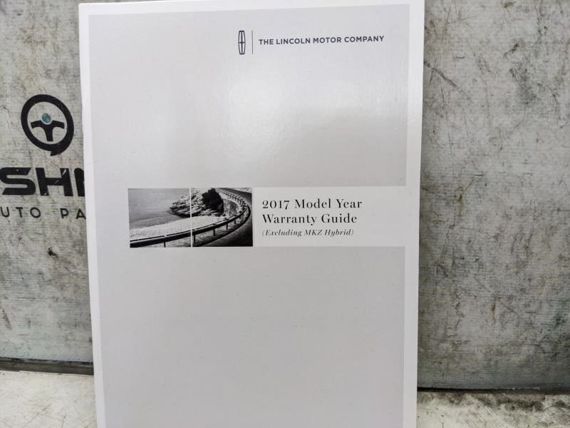 2017 Lincoln MKZ Owners Manual Set with Case HH6J-19A321-AA OEM - Alshned Auto Parts