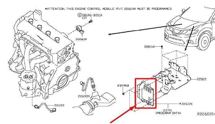 2014-18 Nissan Rogue 2.5L Engine Computer Control Module ECU ECM 23703-4BA1A OEM - Alshned Auto Parts