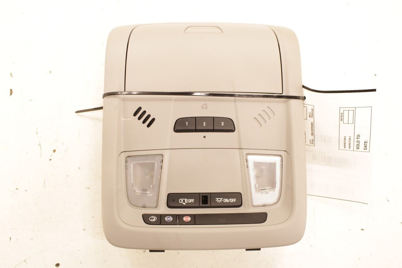 17-21 GMC Acadia SLT-1 FR Roof Overhead Console Dome Light Lamp 84422347 *ReaD* - Alshned Auto Parts