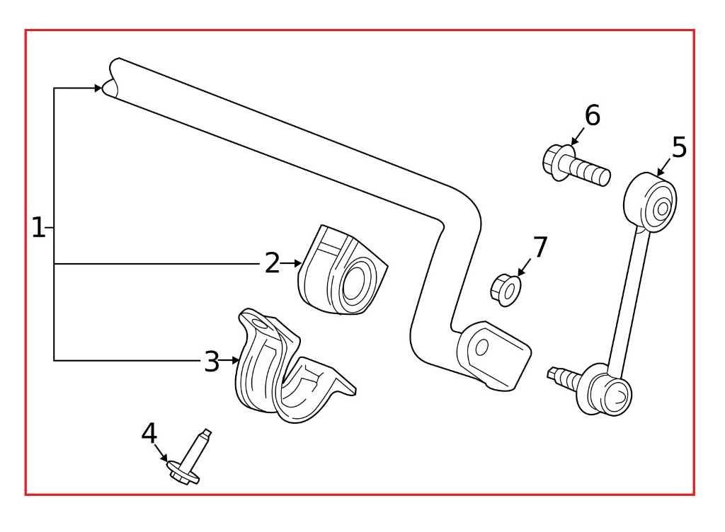 2017-2023 GMC Acadia SLT-1 AWD Rear Stabilizer Sway AntiRoll Bar 84293436 - Alshned Auto Parts