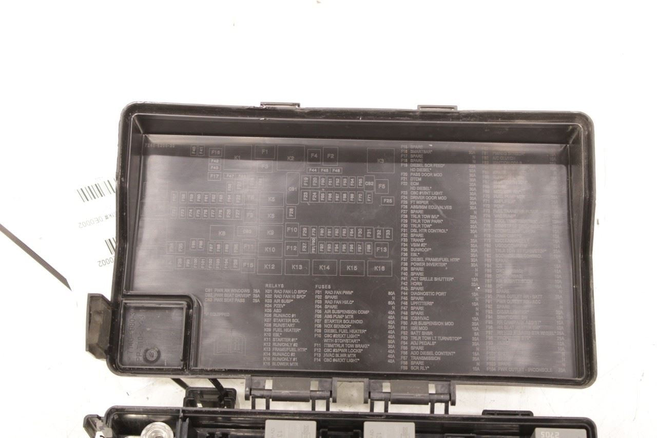 15-18 Ram 2500 Tradesman 6.4L 2WD Intelligent Power Distribution Center Fuse Box - Alshned Auto Parts