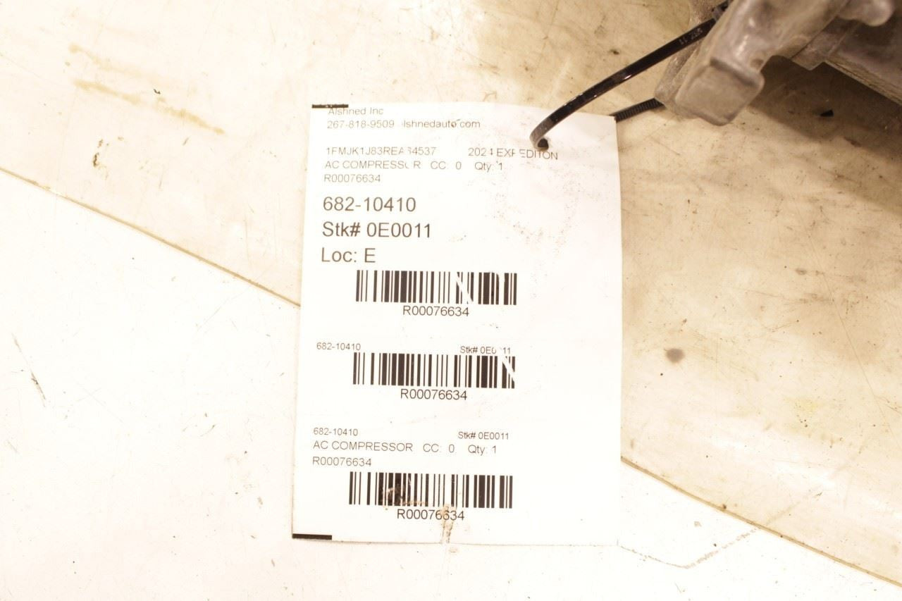 2022-2026 Ford Expedition MAX XLT AC Air Conditioner Compressor NL1H-19D629-BA - Alshned Auto Parts