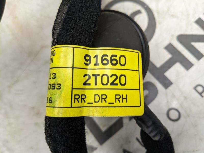 2011-2013 Kia Optima Rear Right Passenger Side Door Wire Harness 91660-2T020 OEM5