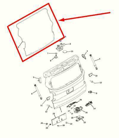 2015-2023 Jeep Renegade Tailgate Liftgate Back Door Weatherstrip 68263220AA OEM - Alshned Auto Parts