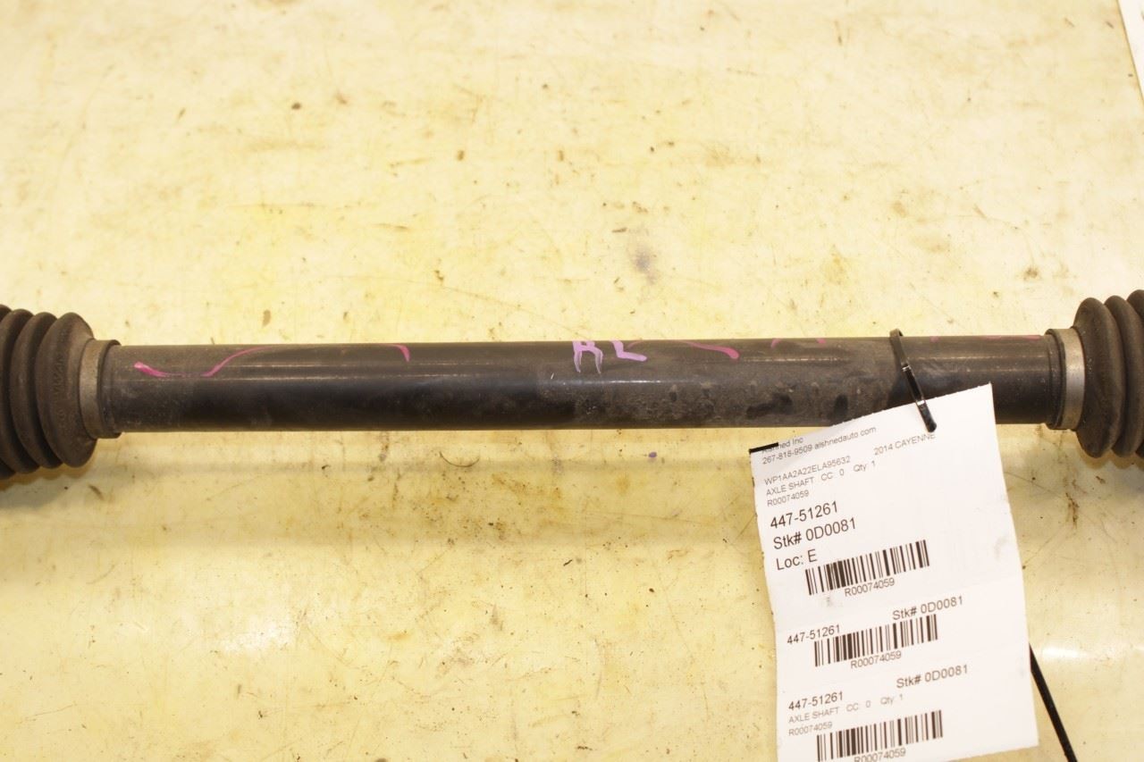 20112018 Porsche Cayenne Platinum AWD Rear Left Side CV Axle Drive Half Shaft - Alshned Auto Parts