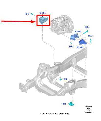 2018-2020 Ford F150 2.7L Right Side Engine Support Mount Bracket JL3Z-6038-E OEM - Alshned Auto Parts