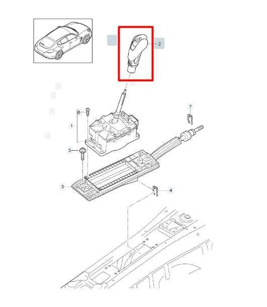 12-16 Porsche Panamera 4 3.6L AWD Automatic Transmission Gear Shifter Lever Knob - Alshned Auto Parts