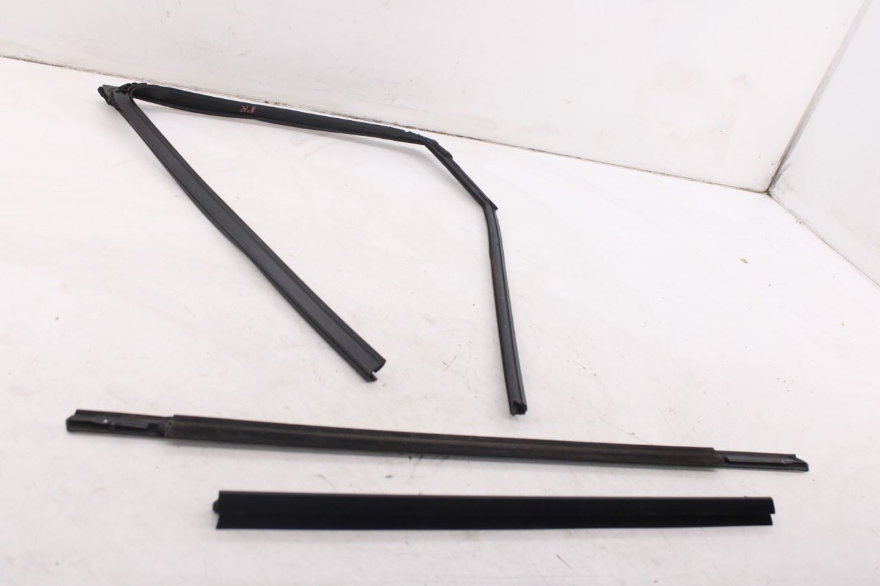 2019-25 Infiniti QX50 Essential Rear Right Door Glass Run Channel Trim Belt Set - Alshned Auto Parts
