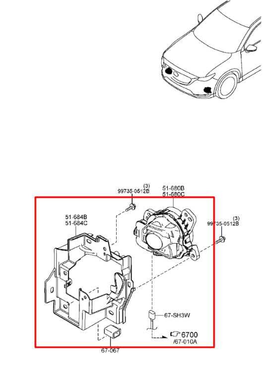 16-23 Mazda CX-9 Grand Touring Front Driver Left Side LED Fog Light Lamp *ReaD* - Alshned Auto Parts