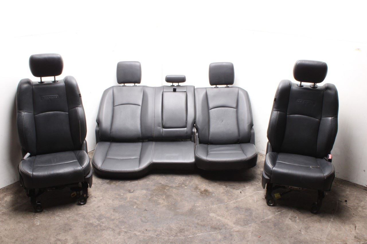 13-17 Ram 1500 Laramie Crew Cab Front and Rear 2nd Row Seat Full Complete *ReaD* - Alshned Auto Parts