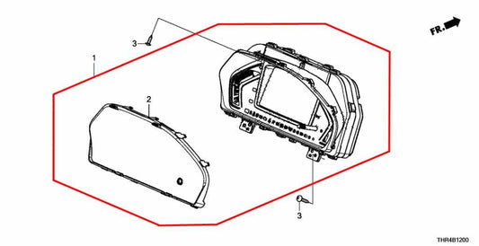 2023-24 Honda Odyssey Touring Speed Gauge Instrument Cluster 27K Mileage *ReaD* - Alshned Auto Parts