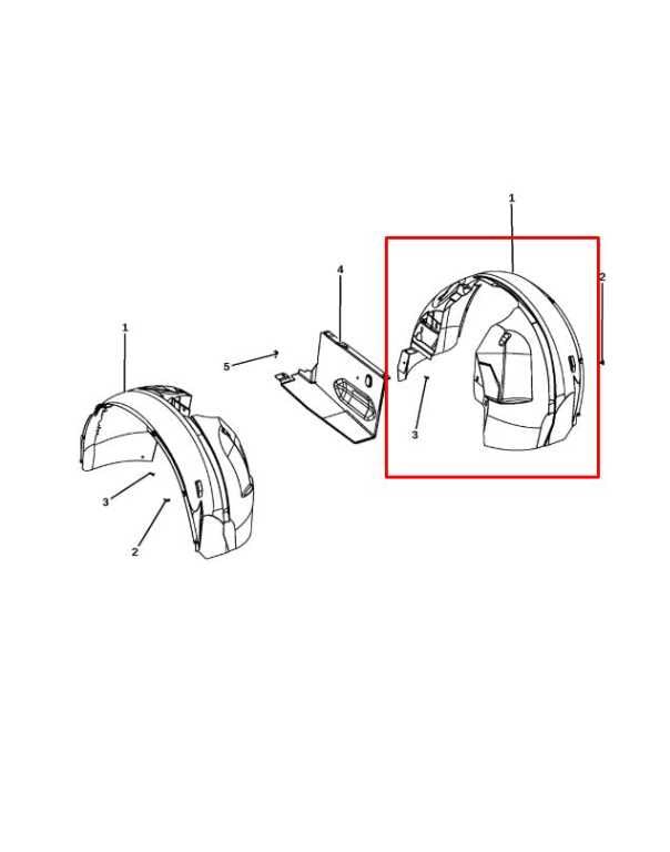 2008-2020 Dodge Grand Caravan GT Front Right Side Wheelhouse Liner Splash Shield - Alshned Auto Parts