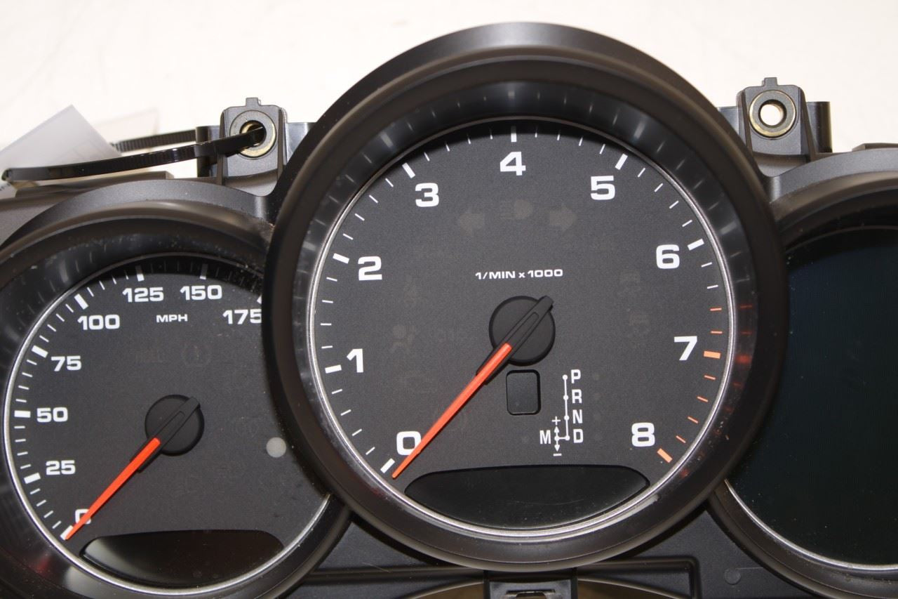 13-15 Porsche Cayenne Platinum Speedometer Gauge Instrument Cluster 86K Mileage - Alshned Auto Parts