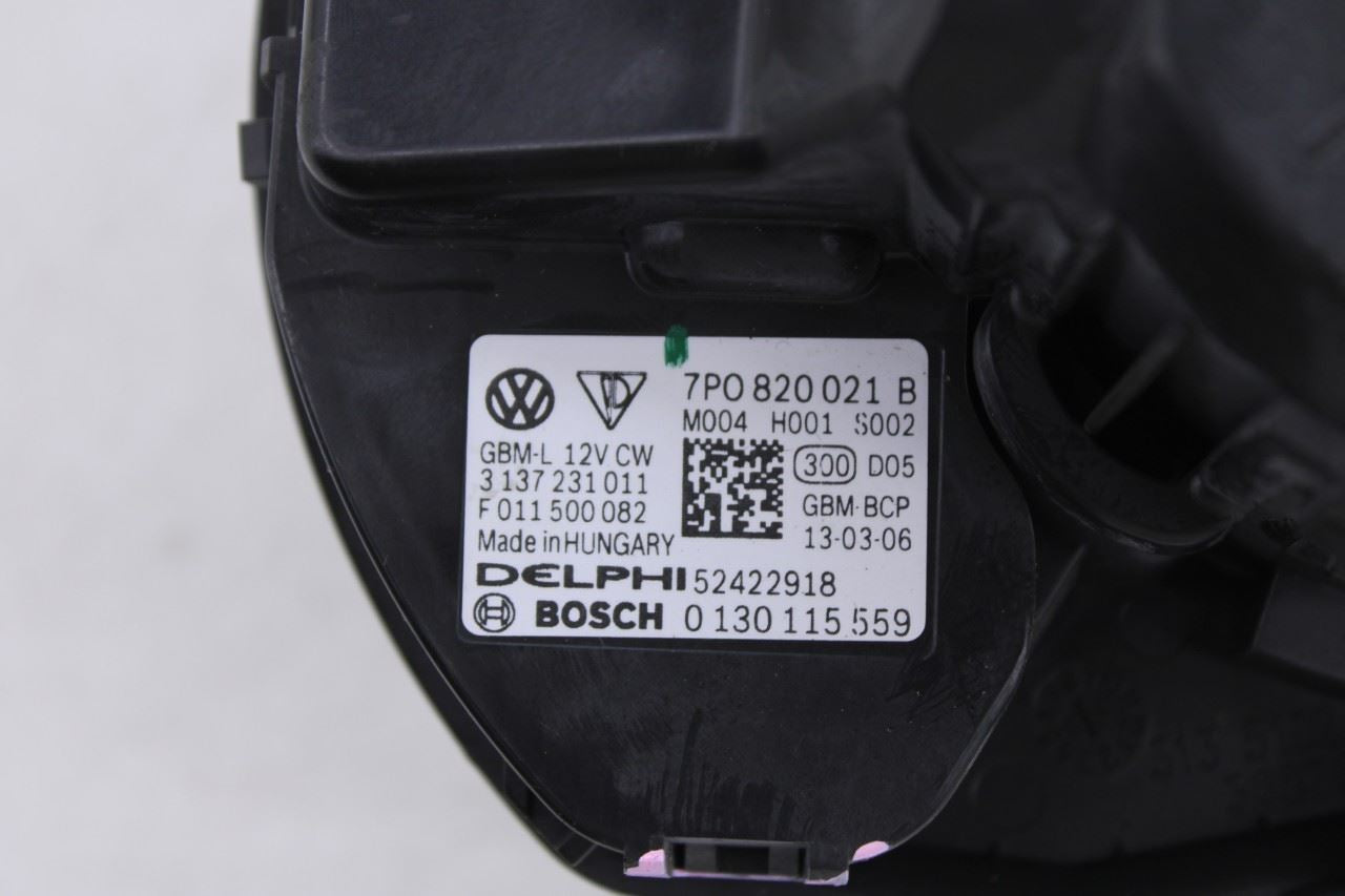 2011-2014 Porsche Cayenne S 4.8L HVAC AC Blower Fan Motor 7P0820021B OEM7