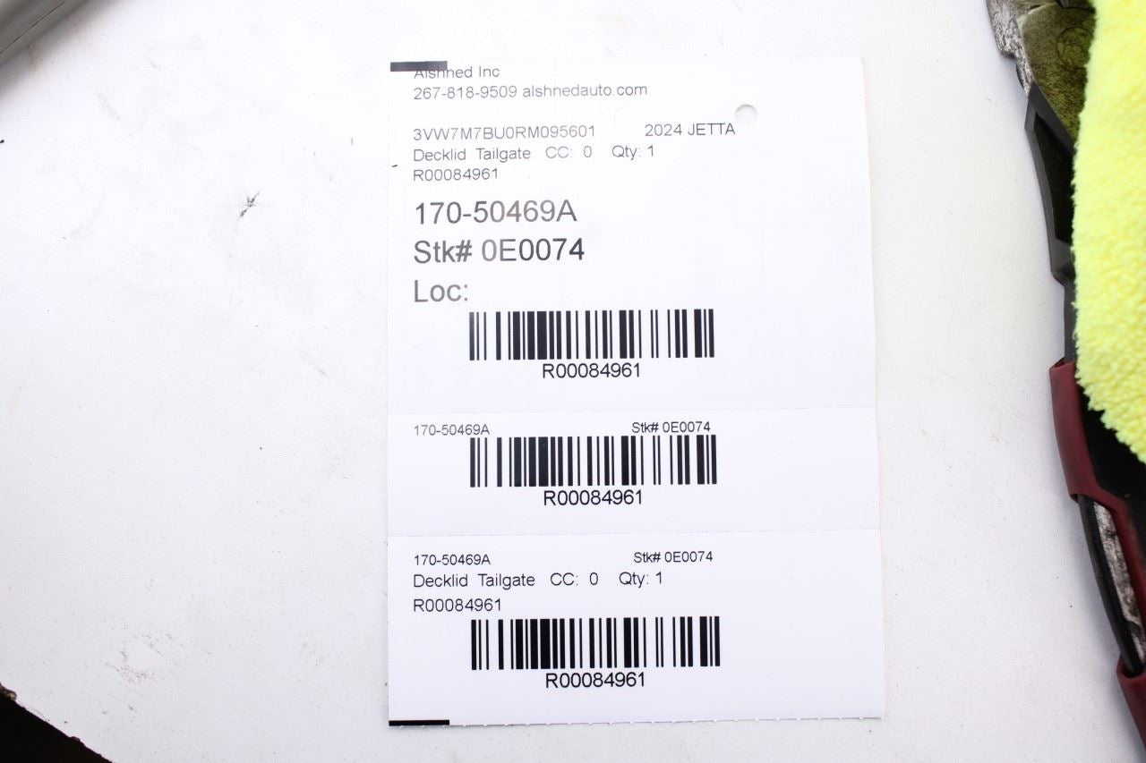 2019-2024 Volkswagen Jetta SE Trunk Deck Lid Shell Panel 17A827025A OEM *ReaD*14