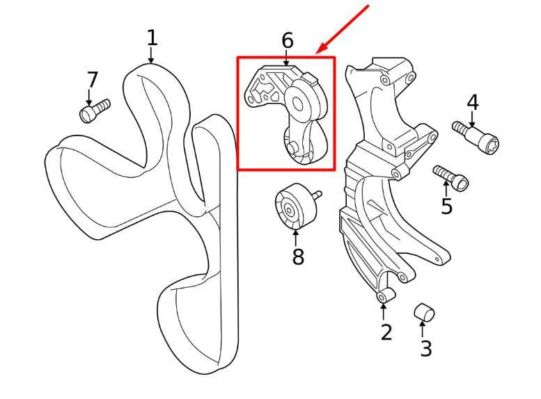 2011-2018 Porsche Cayenne Platinum 3.6L Engine Serpentine Drive Belt Tensioner - Alshned Auto Parts