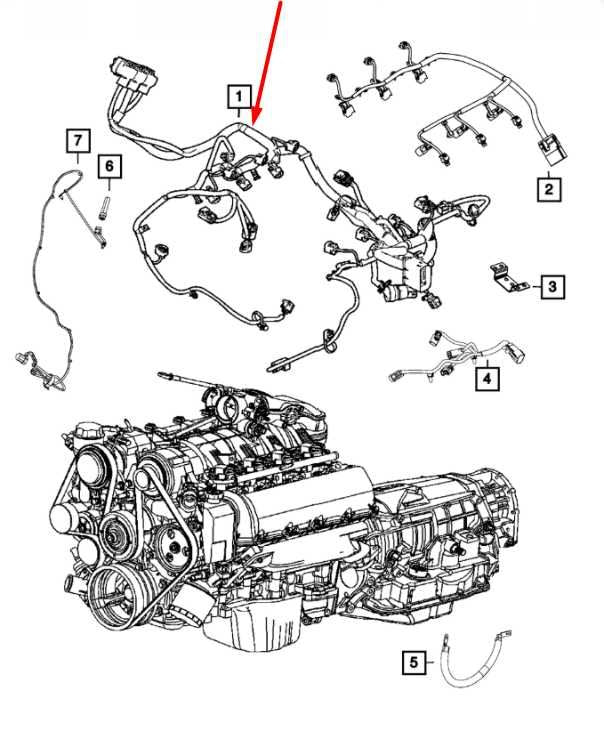 2015 Jeep Grand Cherokee 3.6L Engine Wire Harness 68230365AC OEM *ReaD**AS-IS* - Alshned Auto Parts