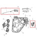 13-15 Jeep Grand Cherokee Overland Rear Left Door Lock Latch Actuator w/ Handle - Alshned Auto Parts
