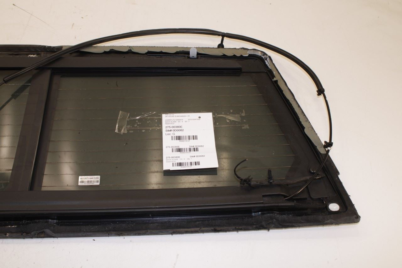 2013-2018 Ram 1500 Crew Cab Big Horn Rear Window Power Sliding Backlite Glass - Alshned Auto Parts