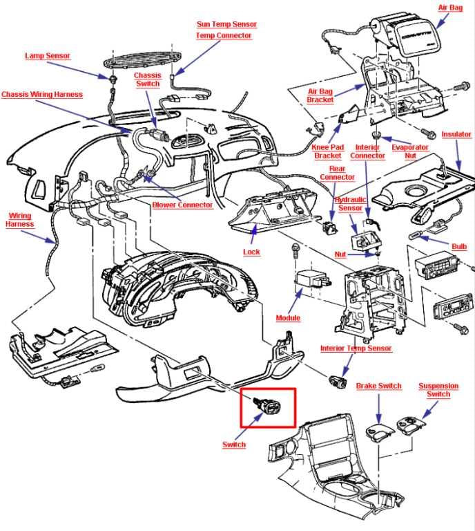 1997-04 Chevrolet Corvette 5.7L RWD Fog Light Trunk Hatch Release Switch Button - Alshned Auto Parts