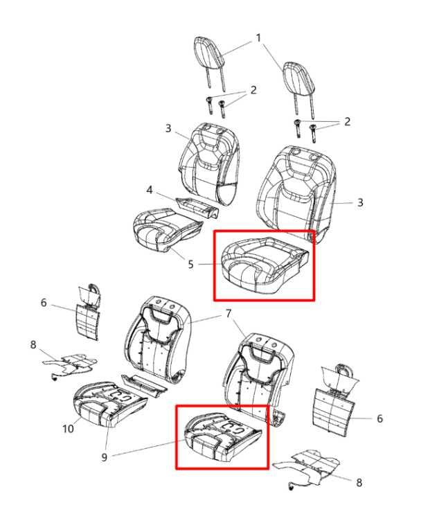 2018 Jeep Cherokee Limited 3.2L Front Driver Left Side Seat Lower Cushion *ReaD* - Alshned Auto Parts