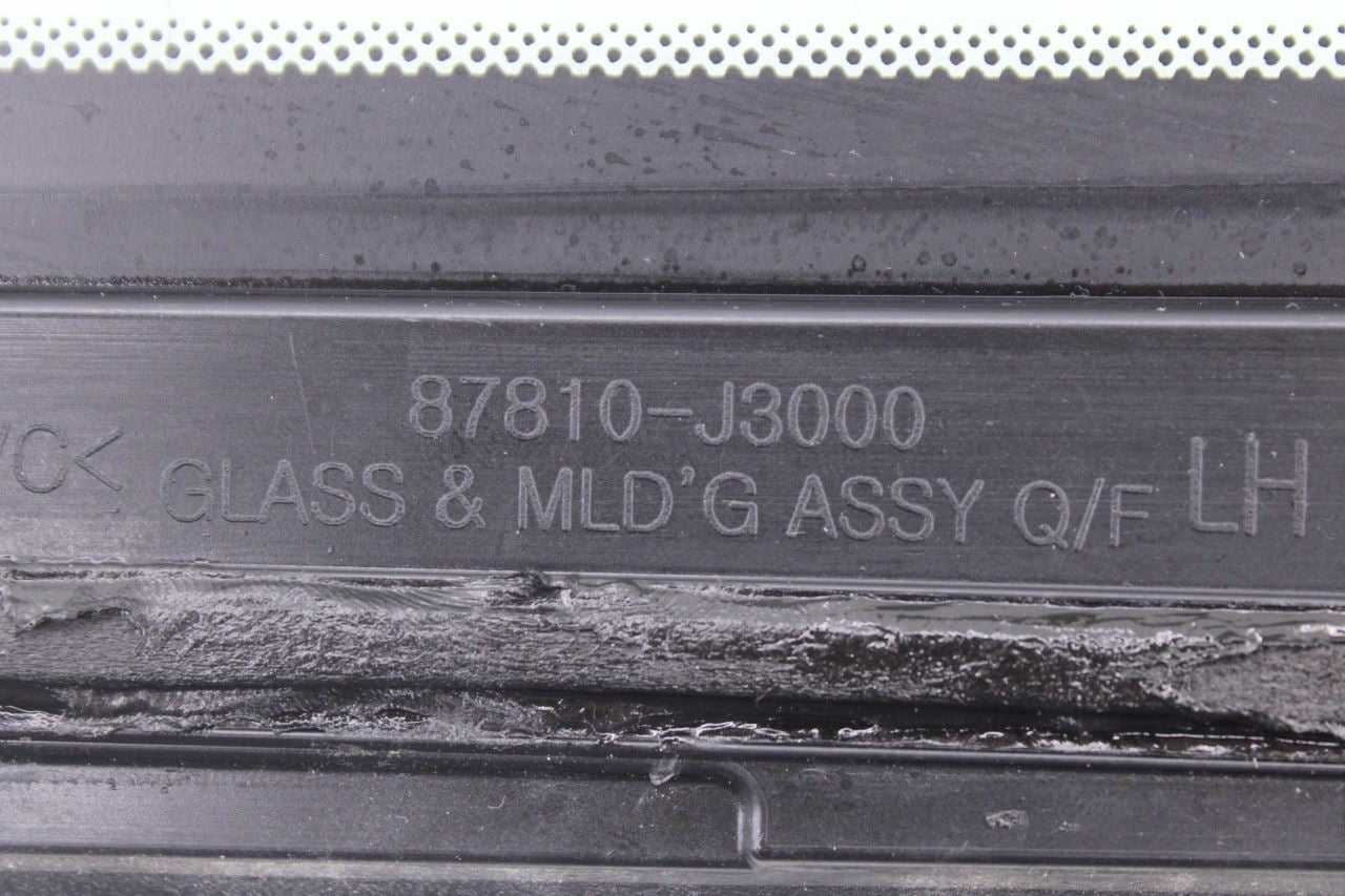 2019-21 Hyundai Veloster Rear Left Driver Side Quarter Window Glass 87810-J300010