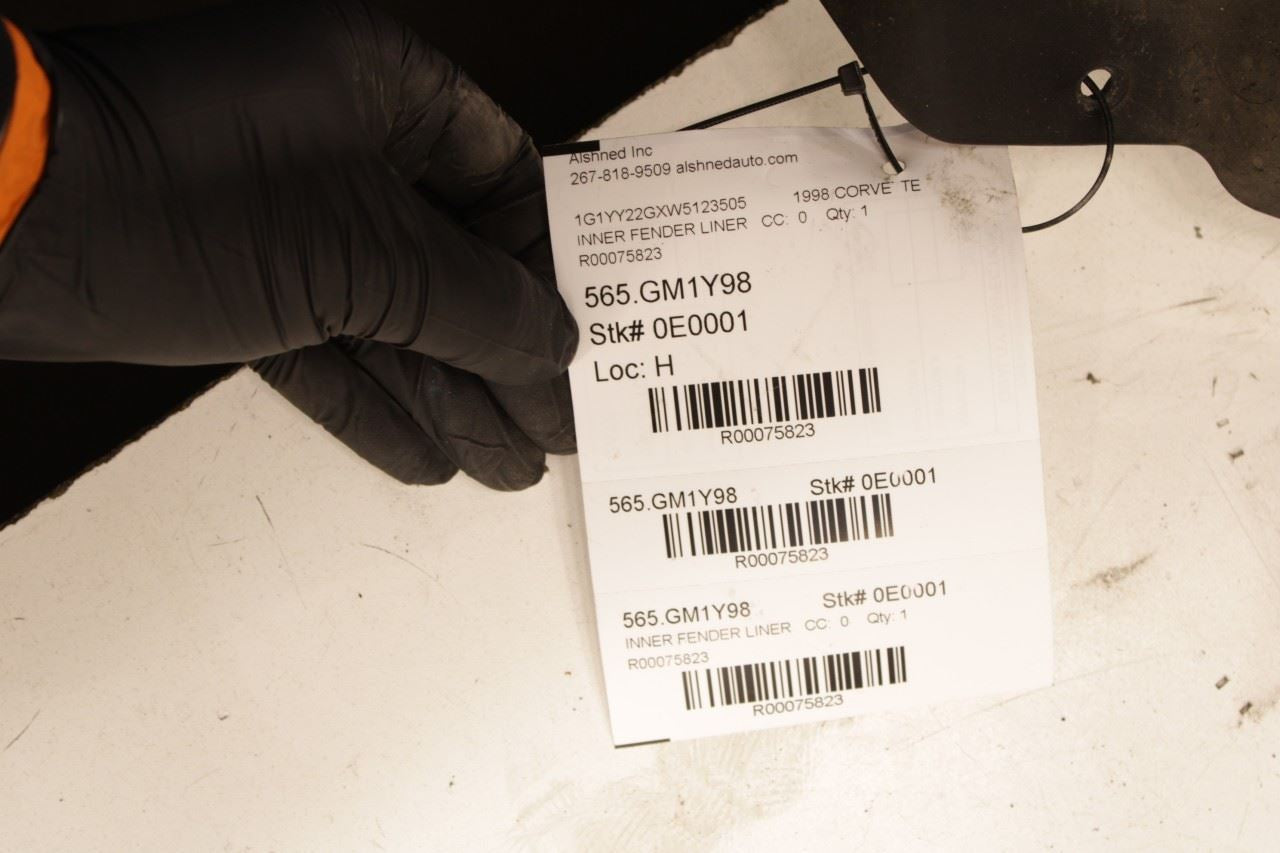 1997-2004 Chevrolet Corvette Rear Right Wheelhouse Liner Splash Shield 10411578 - Alshned Auto Parts