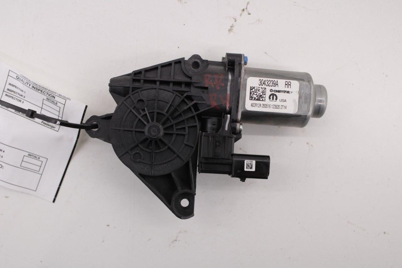 17-2024 Chrysler Pacifica Limited Rear Right Door Power Window Motor 68314760AA - Alshned Auto Parts