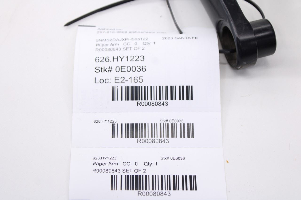 2019-2023 Hyundai Santa Fe SEL Front Left and Right Side Windshield Wiper Arm - Alshned Auto Parts