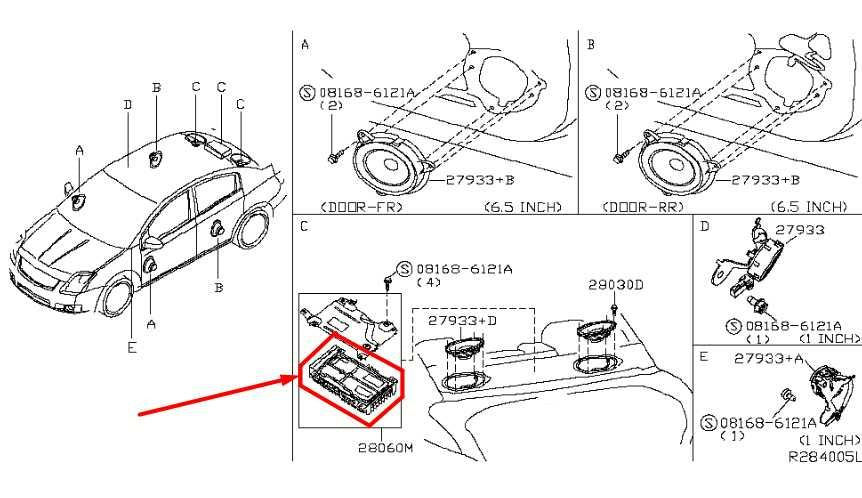 2013-2019 Nissan Sentra SL Bose Sound System Amplifier Amp 28060-3SG0B OEM - Alshned Auto Parts