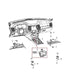 2014-15 Jeep Grand Cherokee Limited Center Dash Lower Drawer Storage X90020201DL1