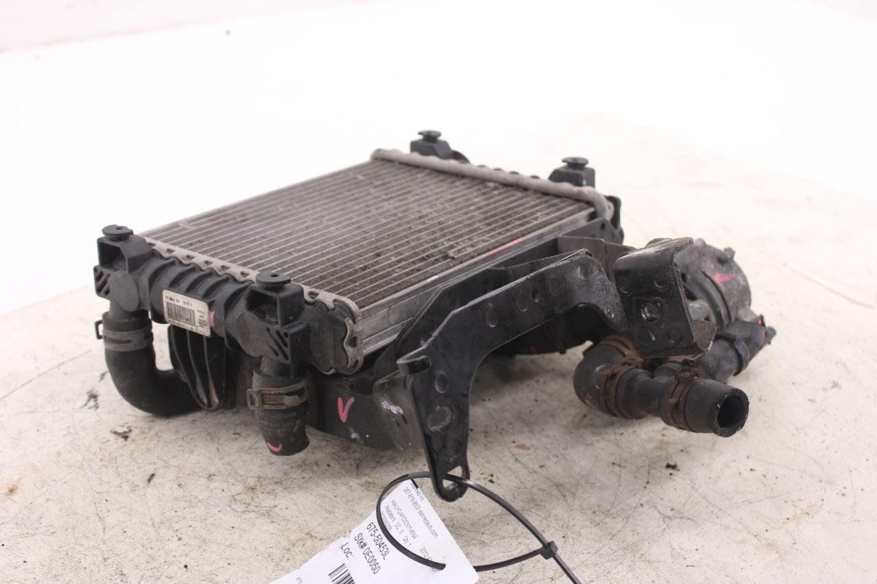 2012-15 Audi A7 Premium 3.0L AWD Auxiliary Left Side Cooling Radiator w/ Bracket4