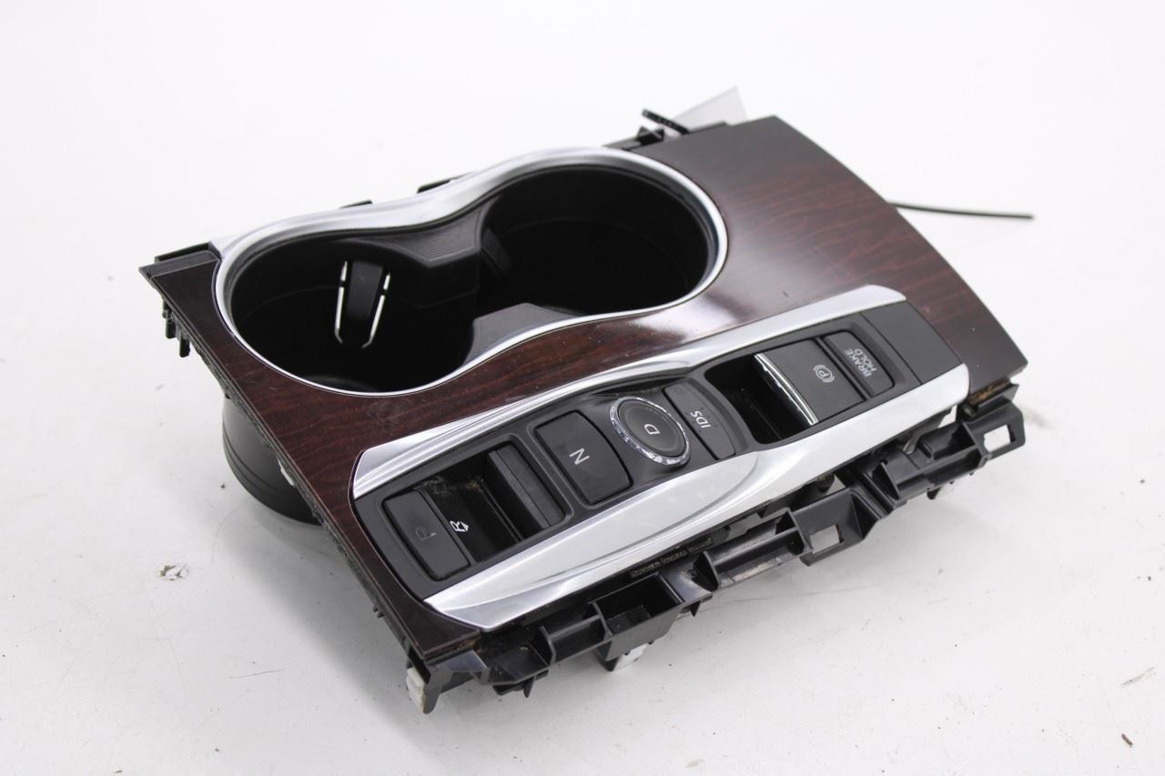 2015-17 Acura TLX Tech Center Console Trim and Gear Select Switch w/ Cup Holder - Alshned Auto Parts