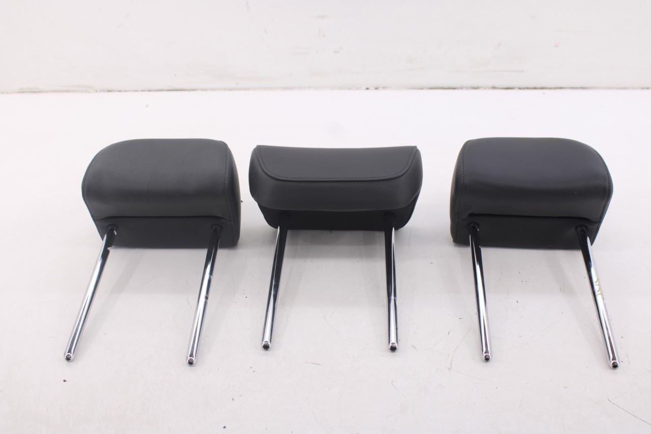 13-17 Audi Q5 Premium Rear Right Left Side and Center 2nd Row Seat Headrest Set0