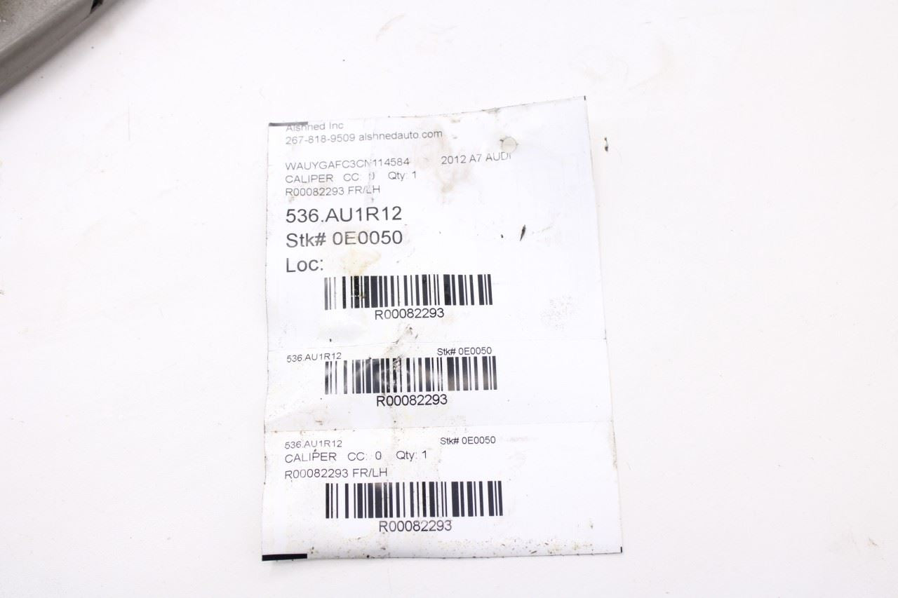 2012-18 Audi A7 Premium Front Left Driver Side Brake Disc Caliper 4G0-615-123-E12