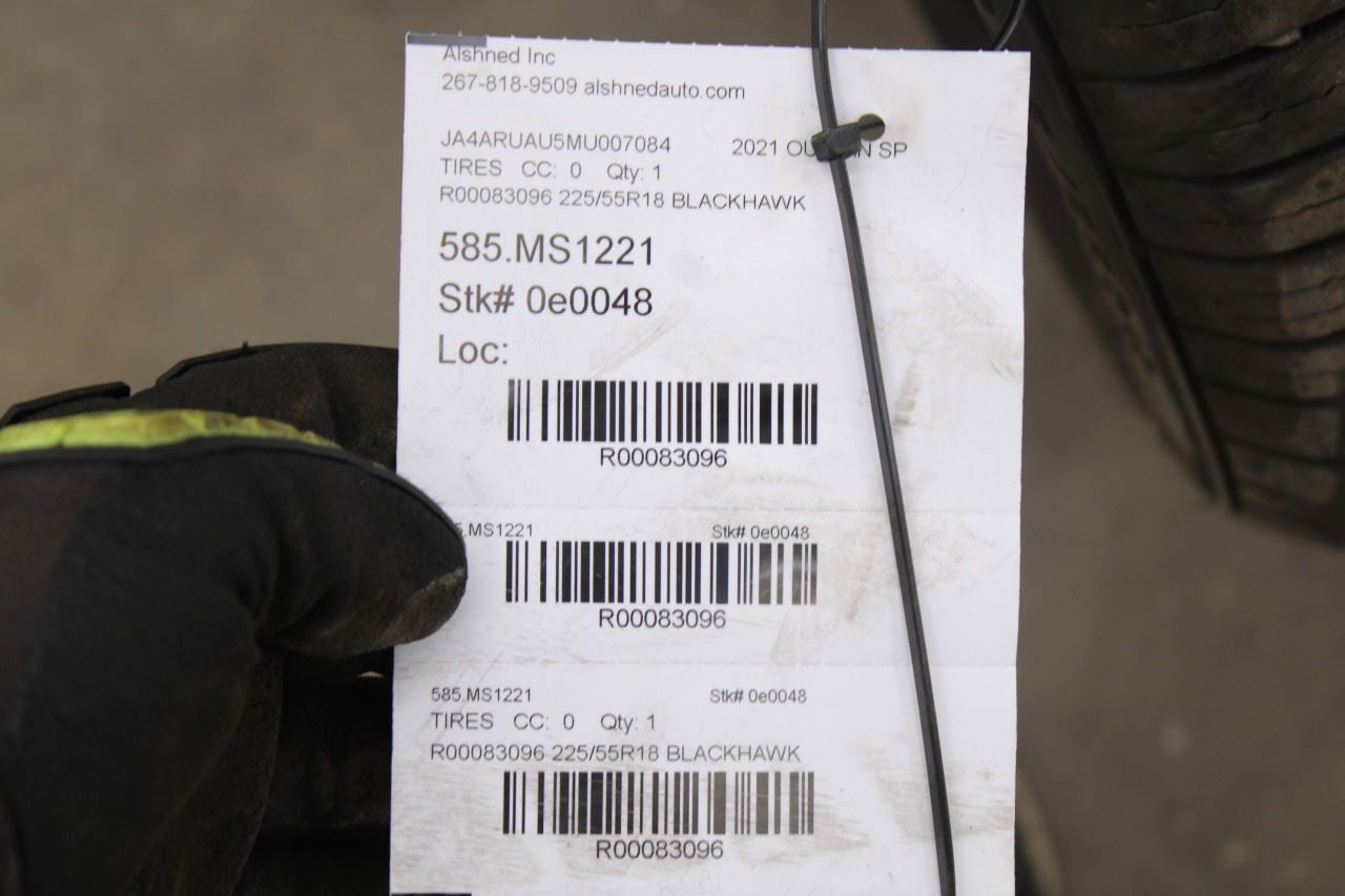 2025 Tire Blackhawk Agility UHP AS 225/55R18 R830968