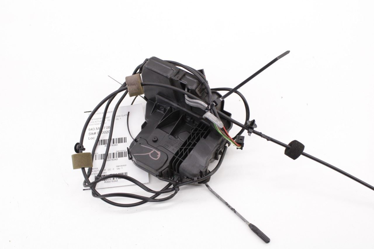 06-09 Mercedes-Benz CLK 350 Front Right Passenger Side Door Lock Latch Actuator - Alshned Auto Parts