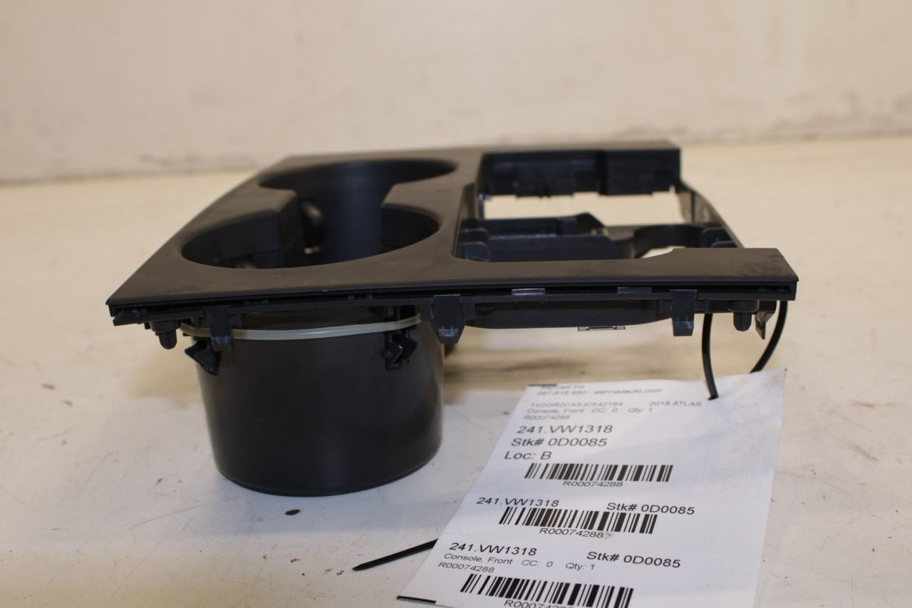 18-23 Volkswagen Atlas S 3.6L AWD Center Console Double Cup Holder 3CN-864-263-C - Alshned Auto Parts