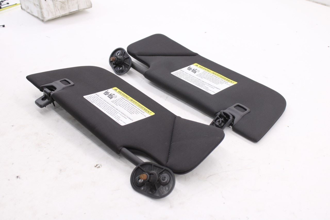10-11 Ford Mustang Premium Conv V6 Front RH and LH Side Sun Visor Set w/ Mirror - Alshned Auto Parts