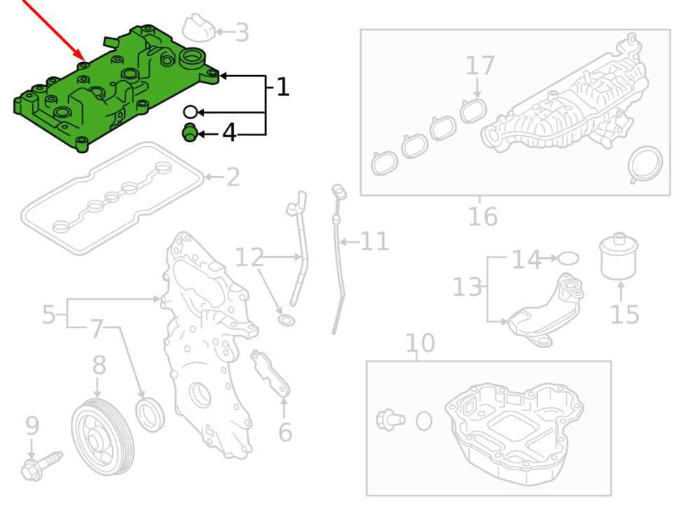 19-21 Infiniti QX50 ESSENTIAL 2.0L Engine Cylinder Head Valve Cover 13264-5NA1A - Alshned Auto Parts