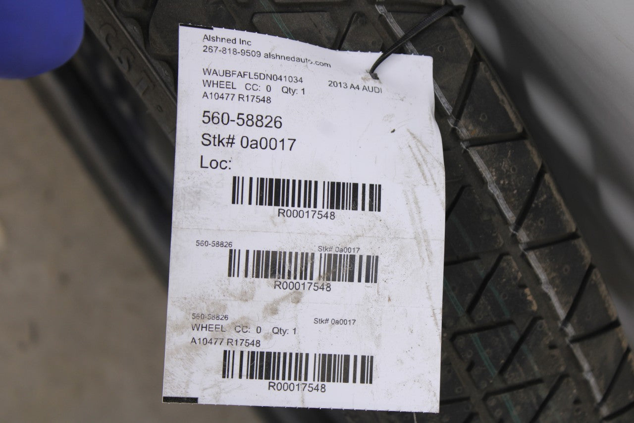 2009-2016 Audi A4 Spare Wheel Tire Continental T125/70R19 100M R19x4 8K0601027F8